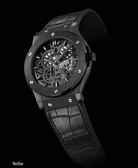 black hublot watch.